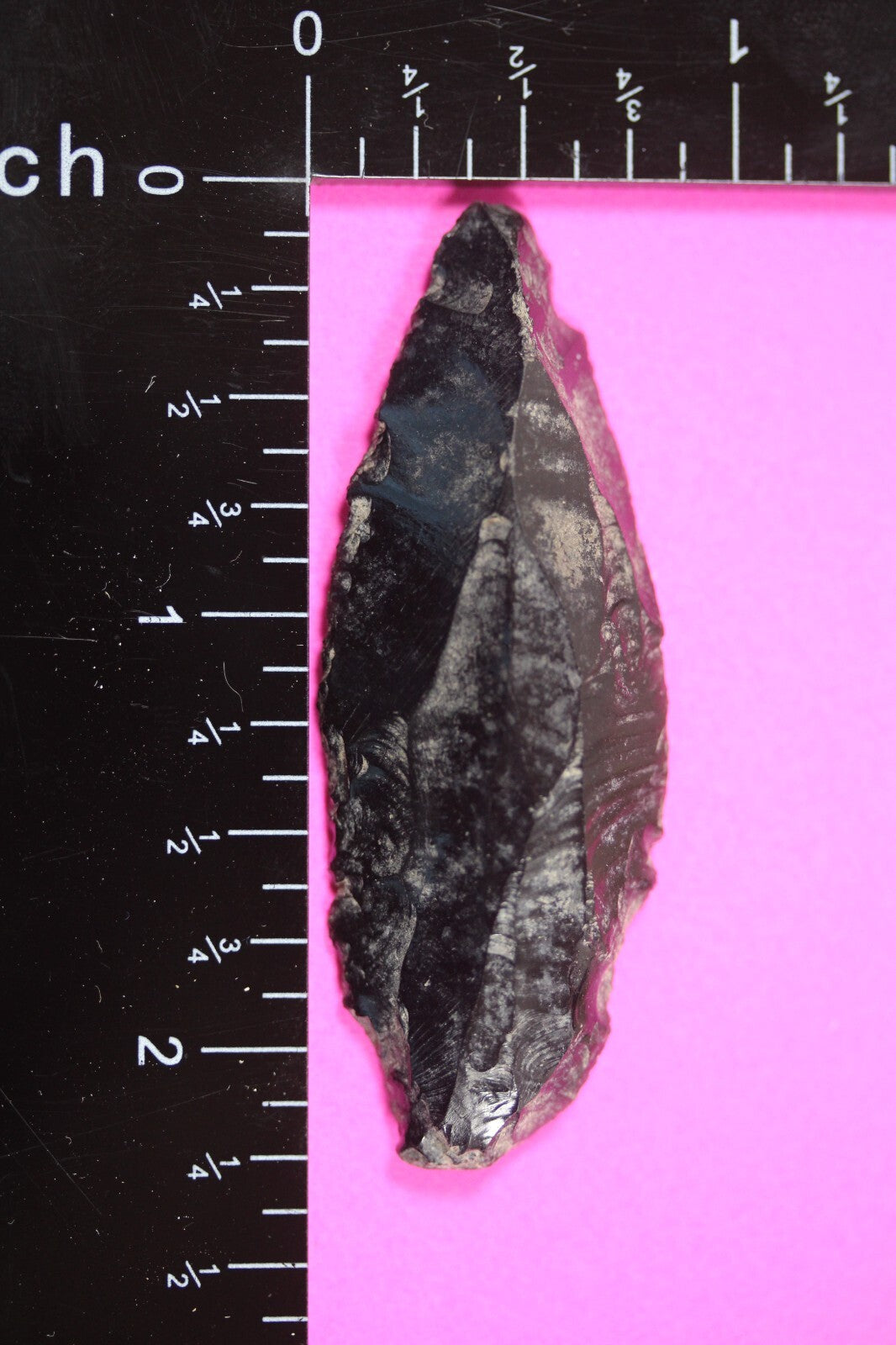 Authentic Pre Columbian Artifact Aztec Arrowhead Battle of Mexico City COA 26