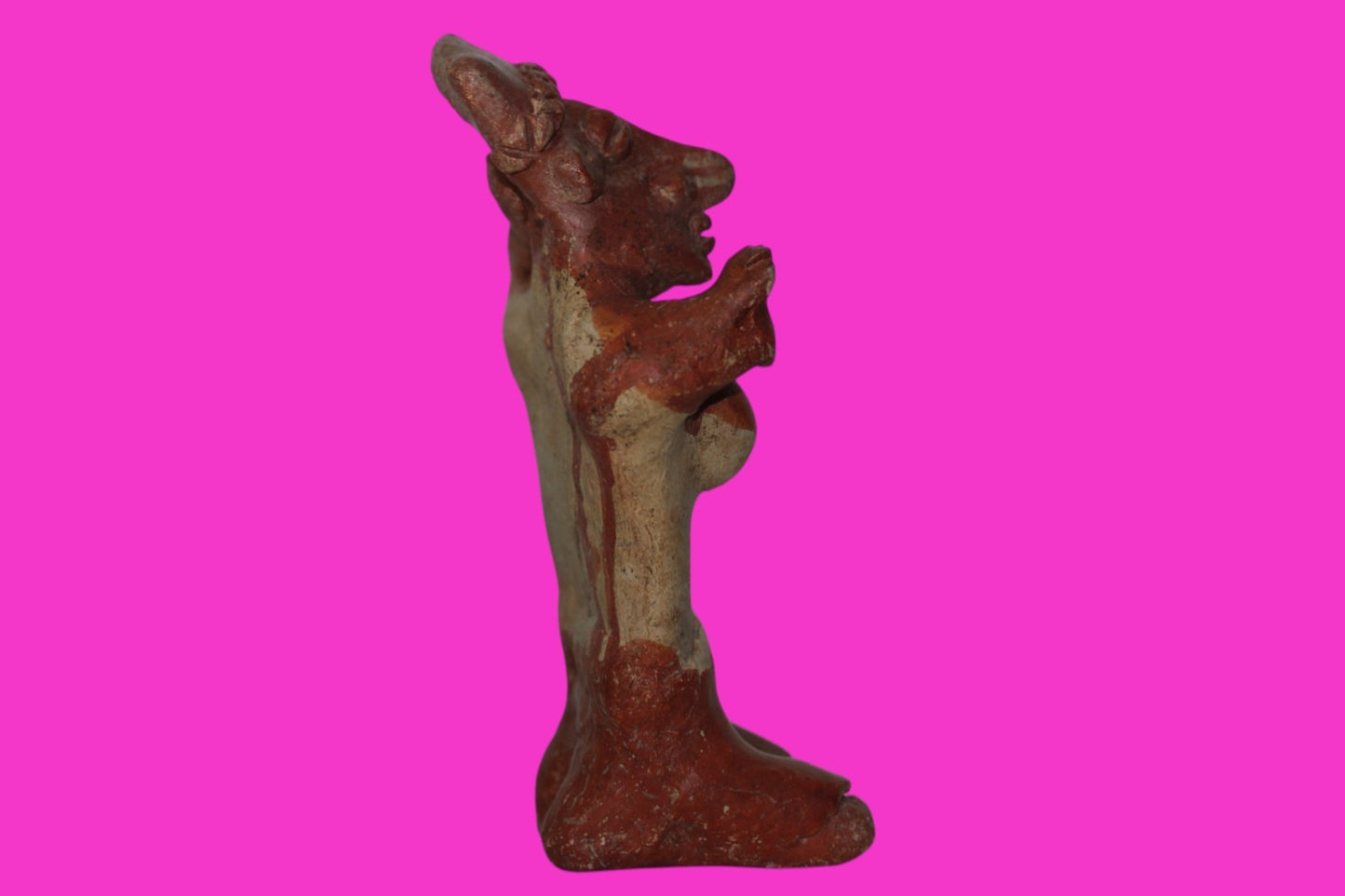 Pre Columbian Genuine Artifact Female Jalisco Figure Mexico 250BC-1000AD COA 209