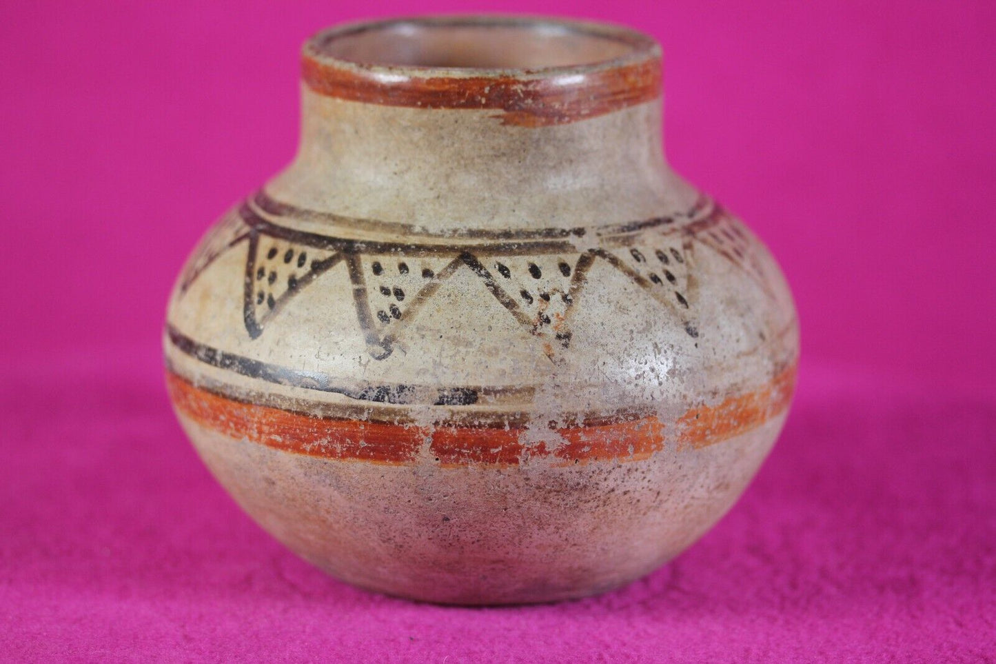 Authentic Pre Columbian Artifact Decorated Bowl Costa Rica 700-1400 AD COA J99