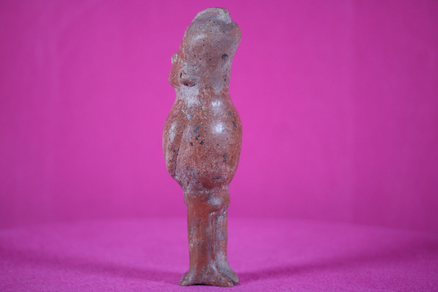 Ex Actor Kirk Douglas Authentic Pre Columbian Artifact Rattle Figure COA T110