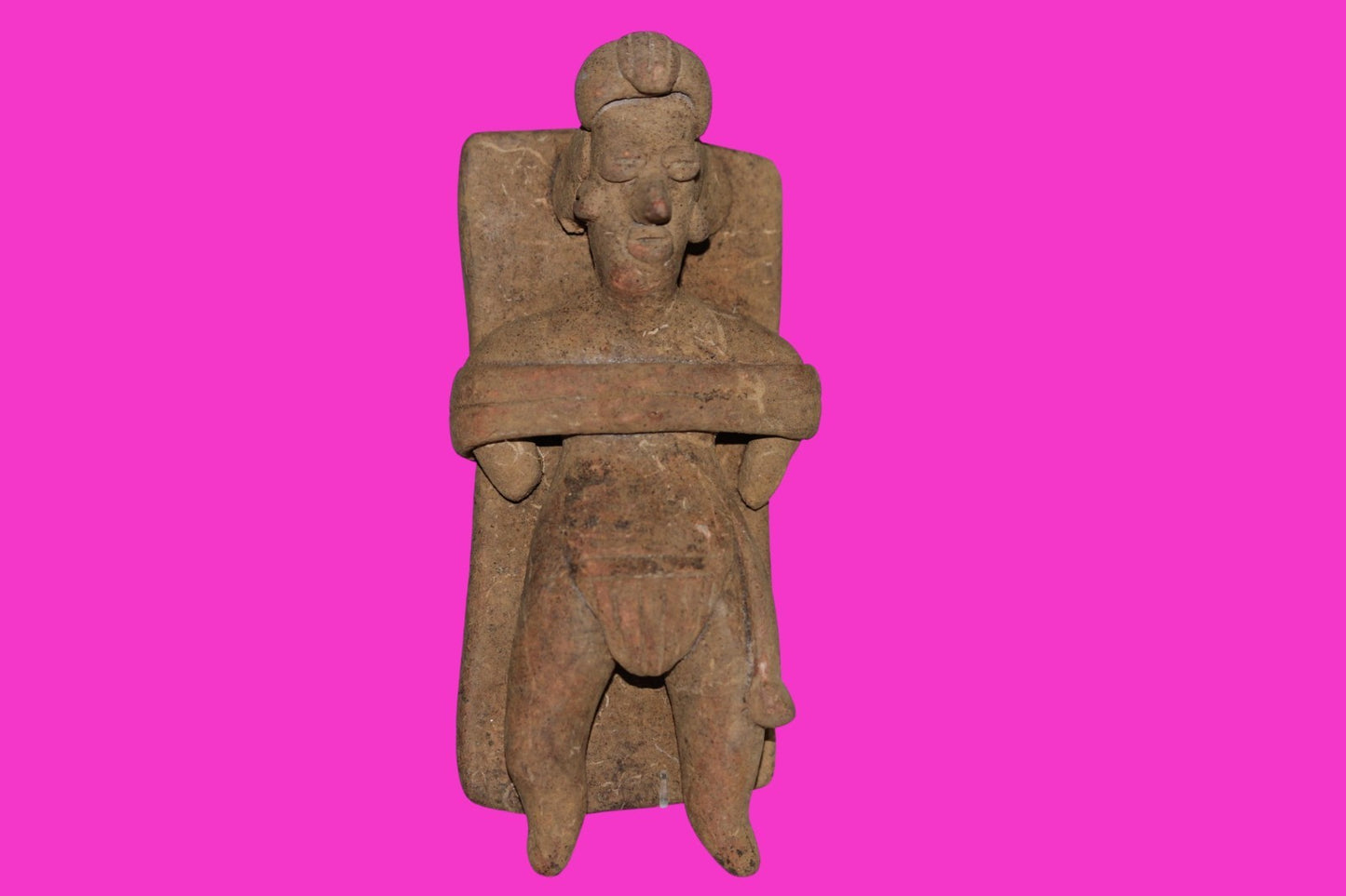 Pre Columbian Artifact Authentic Tomb Burial Figure Colima Mexico 100 BC COA 228