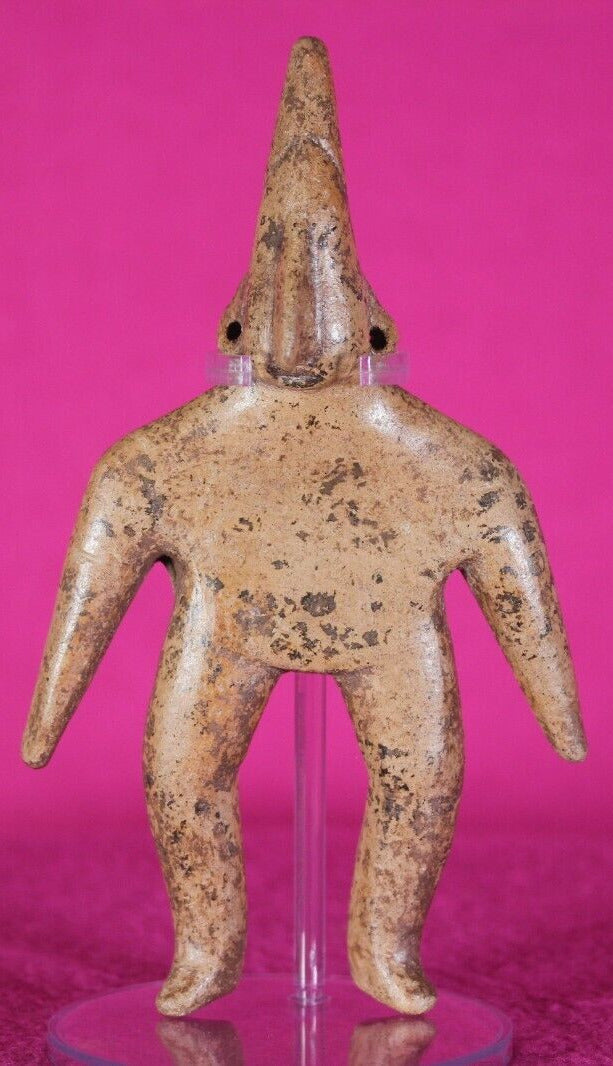 Authentic Pre Columbian Artifact Tomb Figure ColimaEx Arte Primitivo COA T50