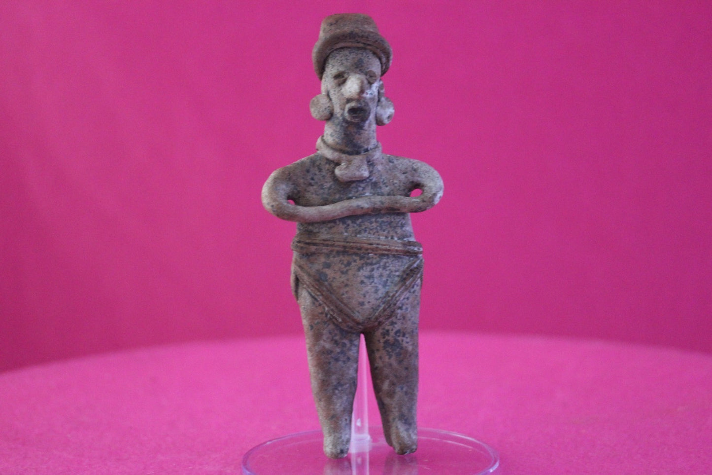 Authentic Pre Columbian Artifact Tomb Figure Colima Mexico 100 BC-250 AD COA 203