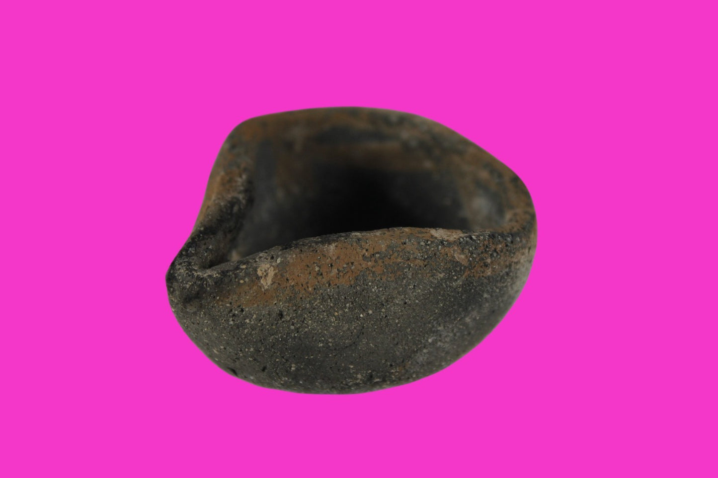 Minature Ancient Holy Land Oil Lamp Artifact Time of King David 1200 BC COA 47