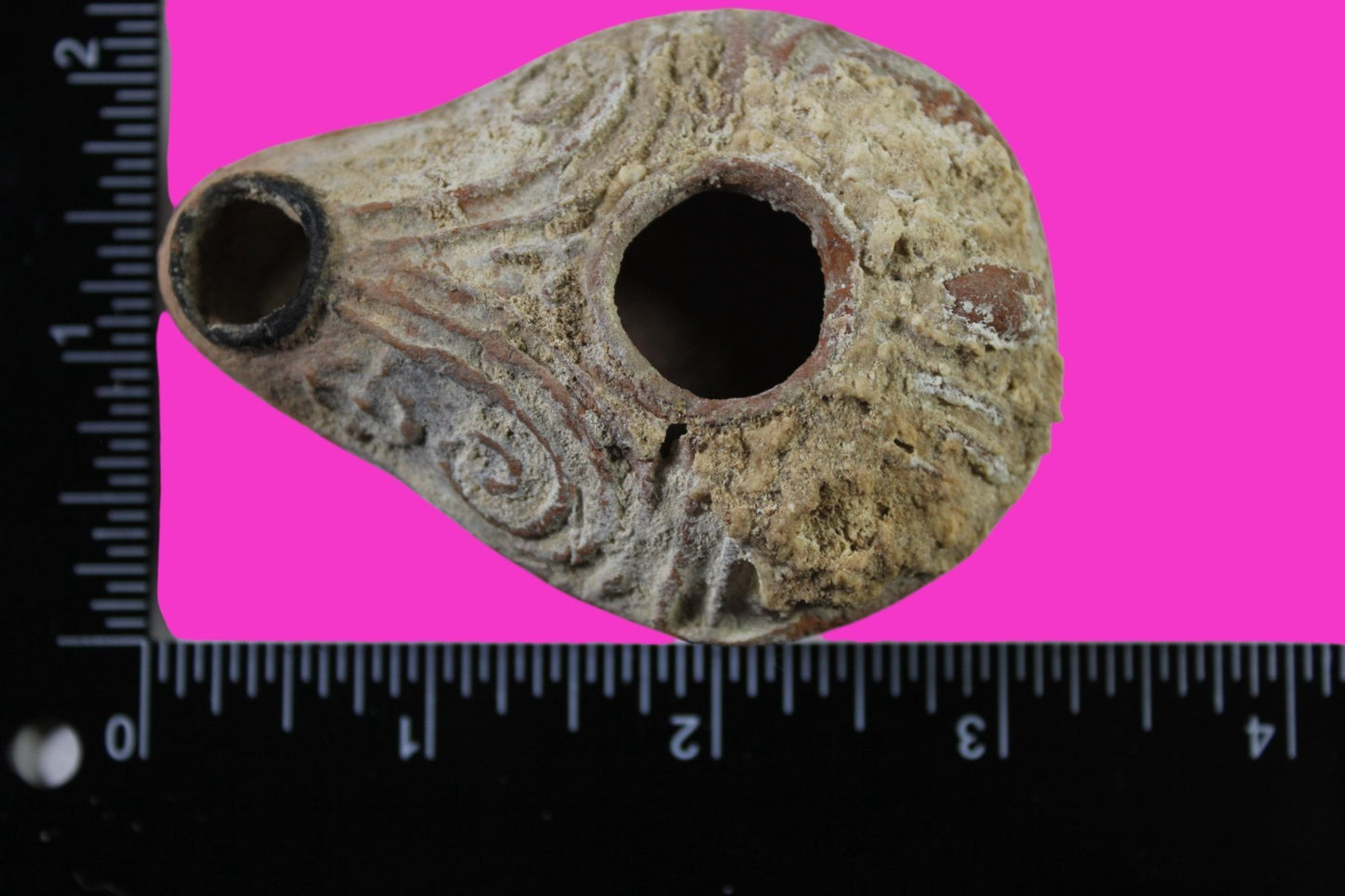 Jesus Christ Homeland Oil Lamp Authentic Holy Land Artifact 100 - 400 AD COA L03