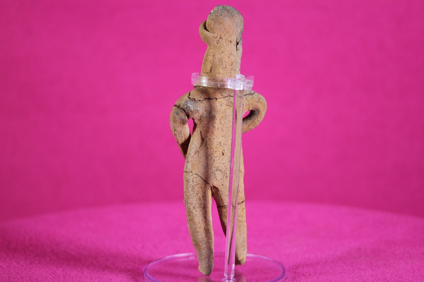 Authentic Pre Columbian Artifact Tomb Figure Colima Ex Arte Primitivo COA T74