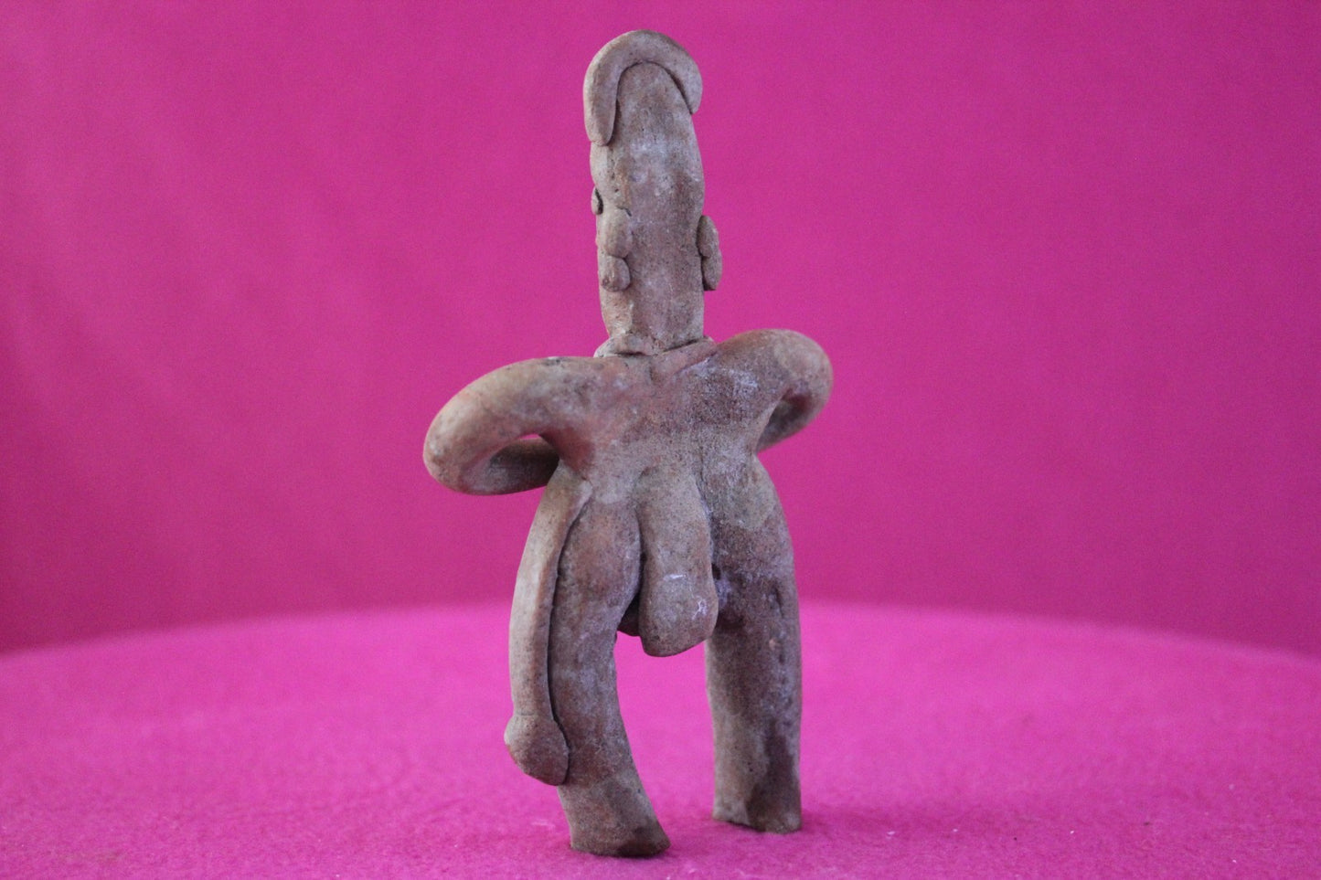 Authentic Pre Columbian Artifact Male Shaman Tomb Figure Colima Mexico COA 200