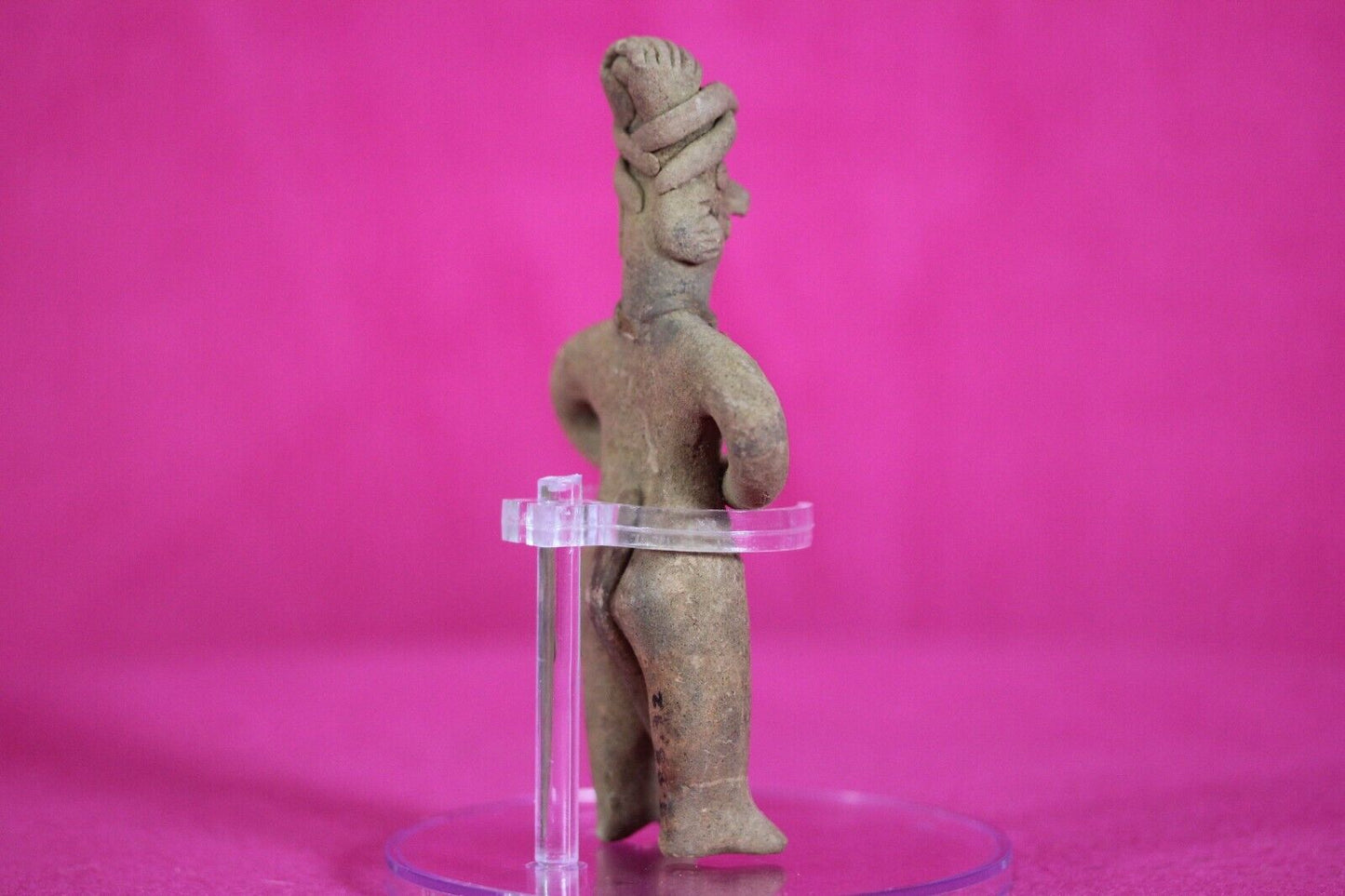 Authentic Pre Columbian Artifact Tomb Figure Colima Mexico 200 BC-500 AD COA T99