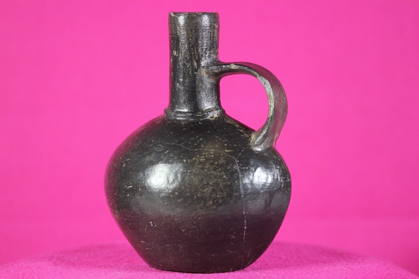 Authentic Pre Columbian Inca Artifact Stirrup Vessel Pottery 143 -1550AD COA J16