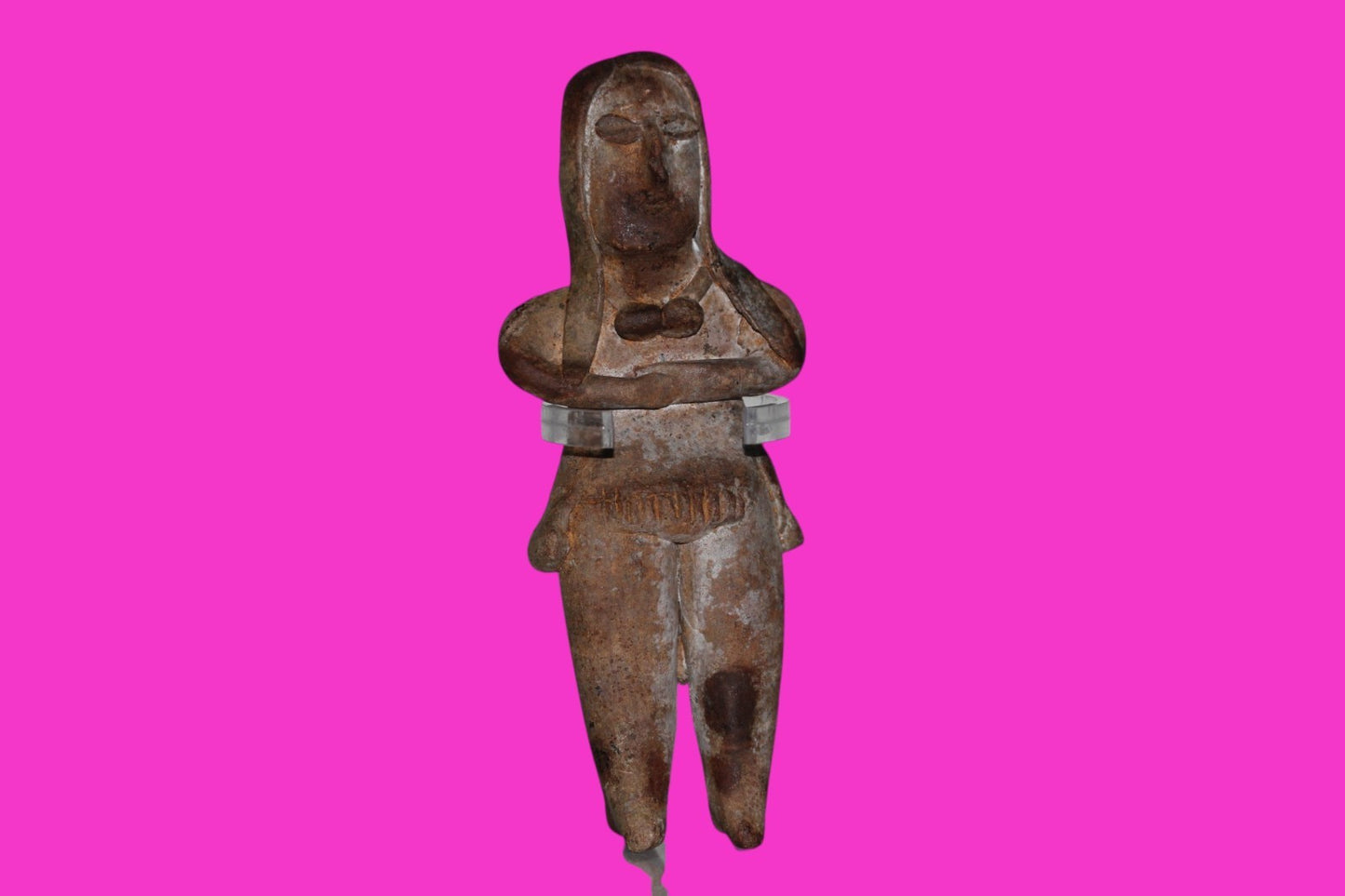 Pre Columbian Authentic Artifact Pretty Lady Tomb Figure Colima Mexico COA 210