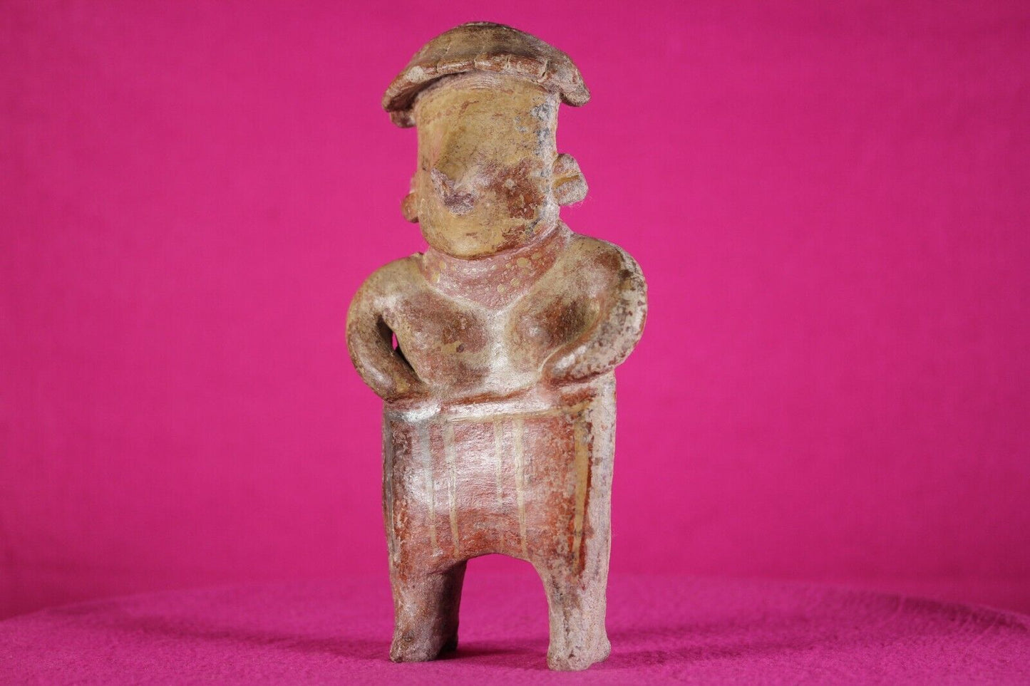 Authentic Pre Columbian Artifact Tomb Figure Nayarit Mexico 300 BC-300 AD J09
