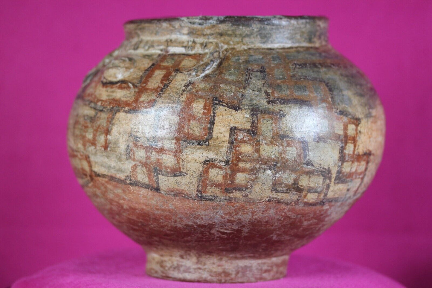 Authentic Pre Columbian Artifact Bowl Nicoya Costa Rica 800-1200 AD COA J22