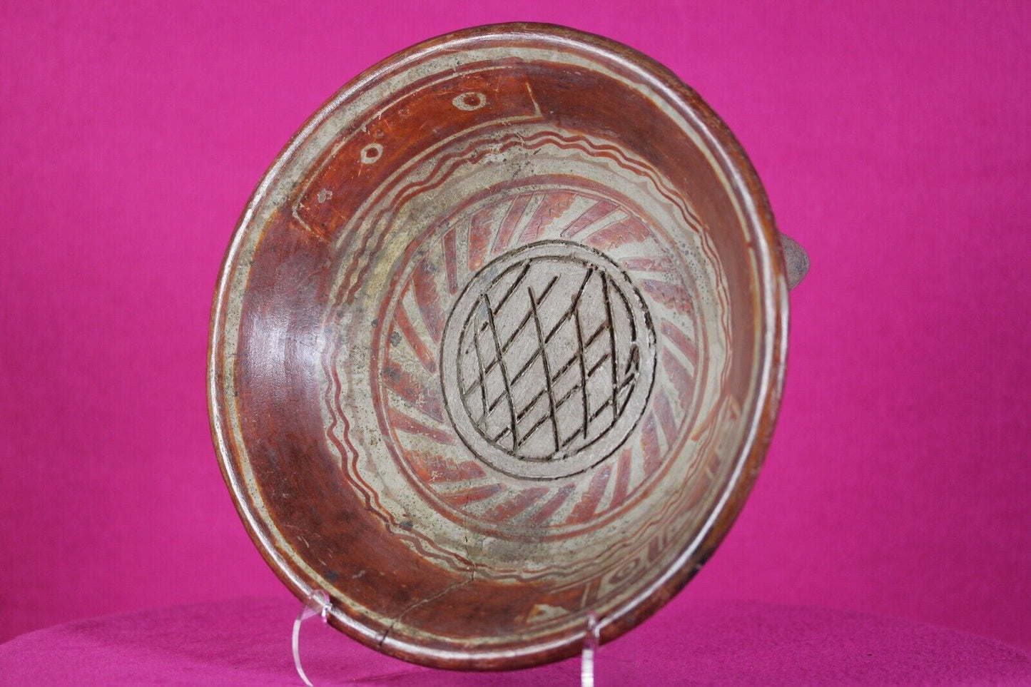 Authentic Pre Columbian Artifact Tripod Bowl Michoacan Mexico 200 BC COA T73
