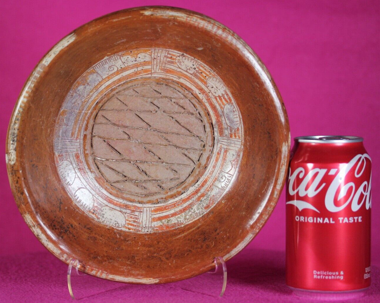Authentic Pre Columbian Artifact Tripod Bowl Michoacan Ex Arte Primitivo COA T34