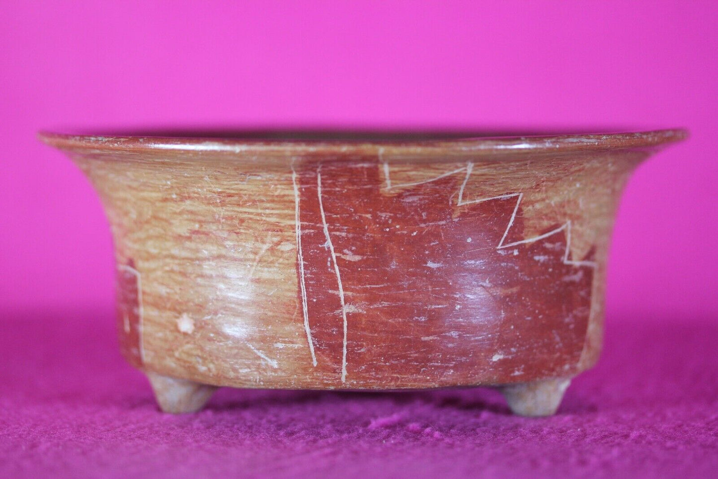 Authentic Pre Columbian Artifact Michoacan Pottery Bowl Arte Primitivo COA T25