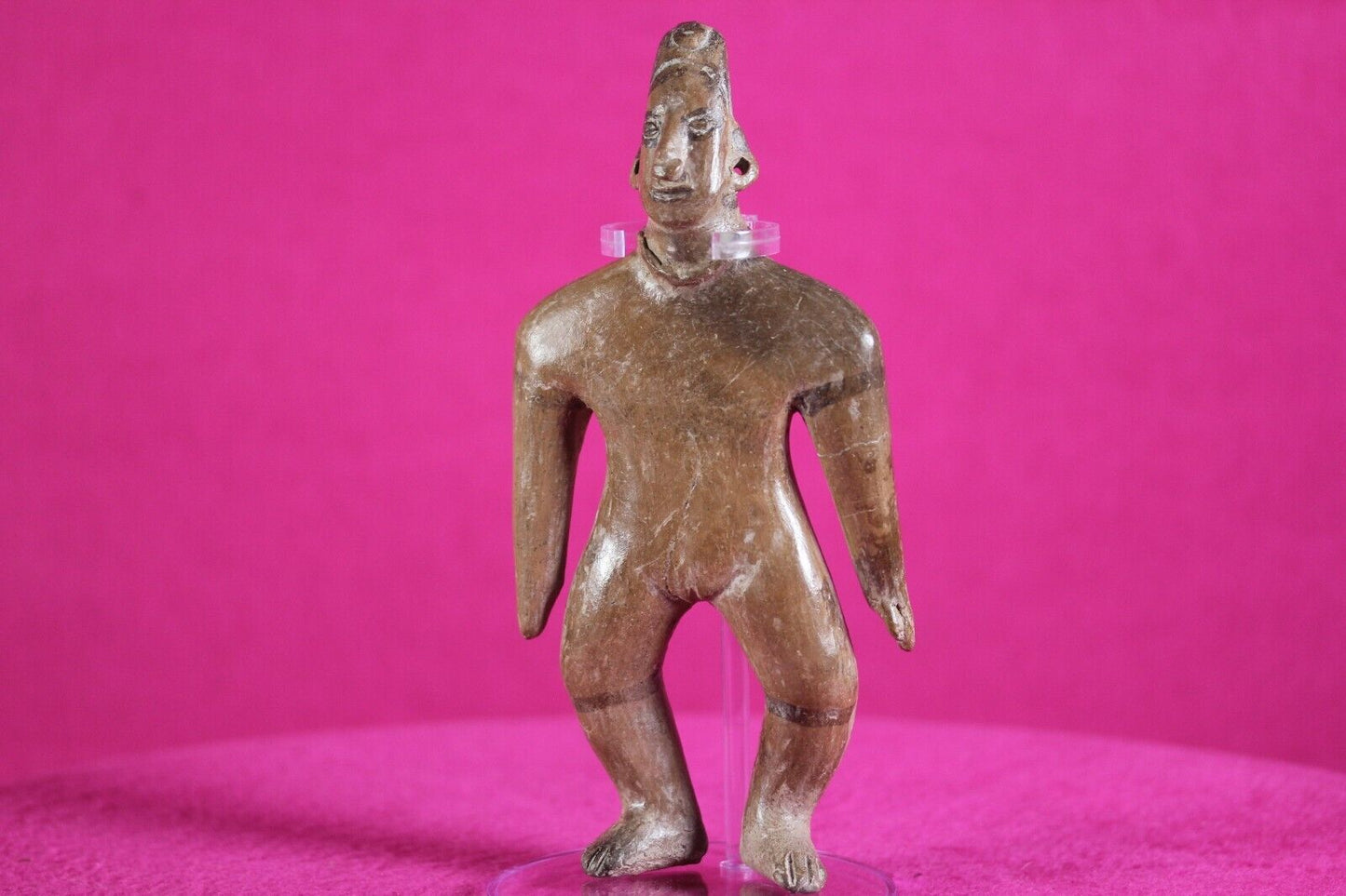Authentic Pre Columbian Artifact Tomb Figure Colima Ex Arte Primitivo COA T67
