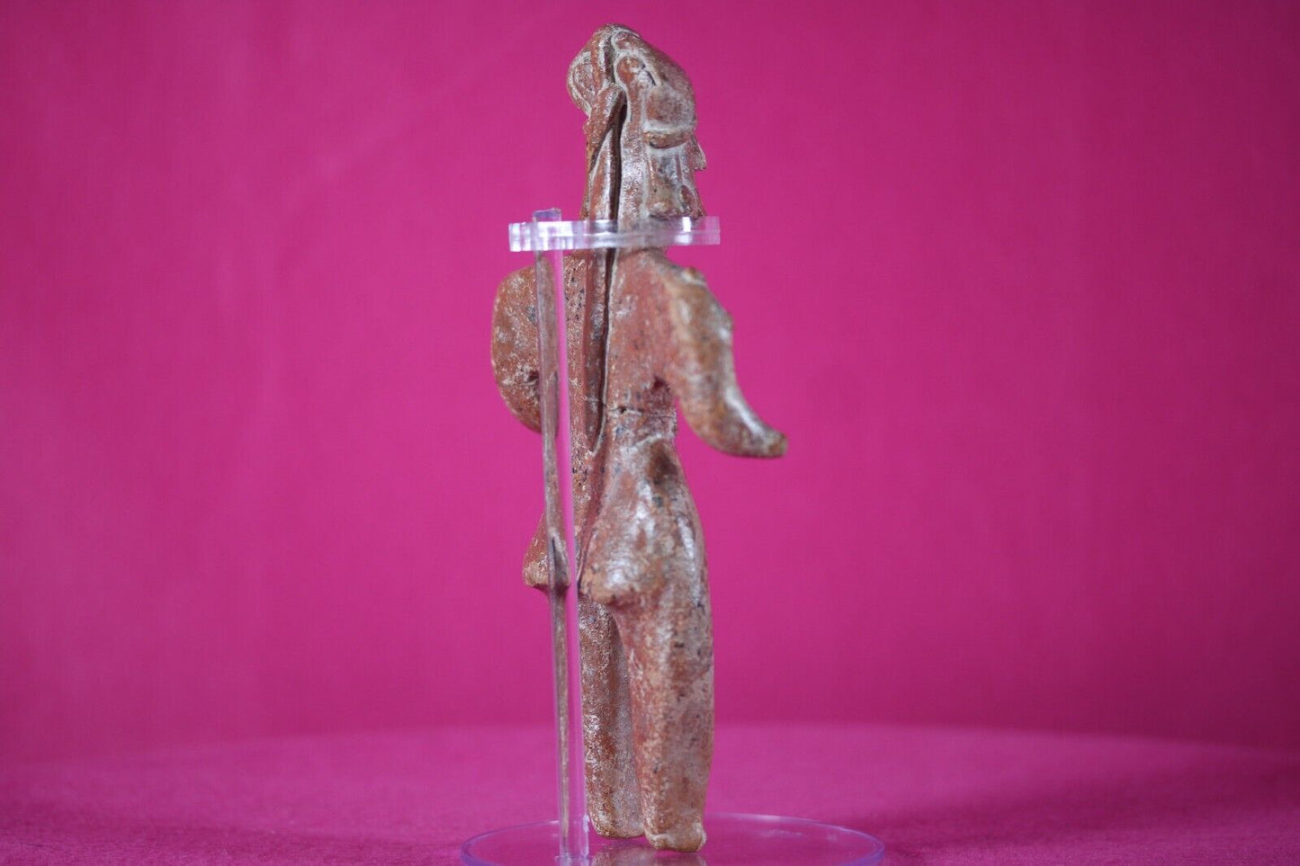 Ex Actor Kirk Douglas Authentic Pre Columbian Artifact Girl Tomb Figure COA T121