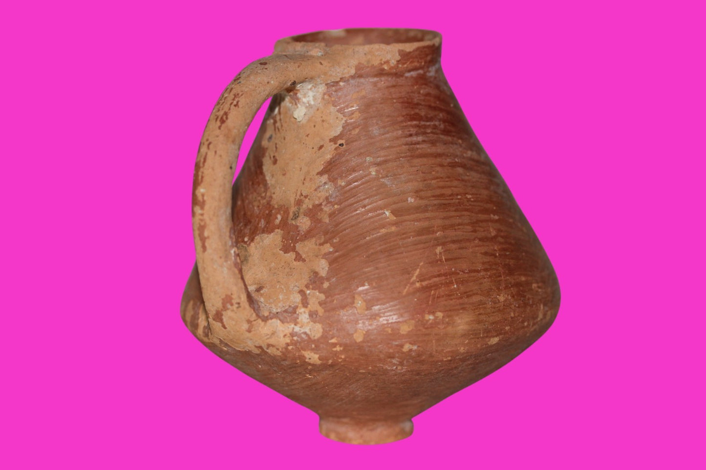 Holy Land Artifact Authentic From Time of Jesus Christ Jug 100BC-200AD COA J134