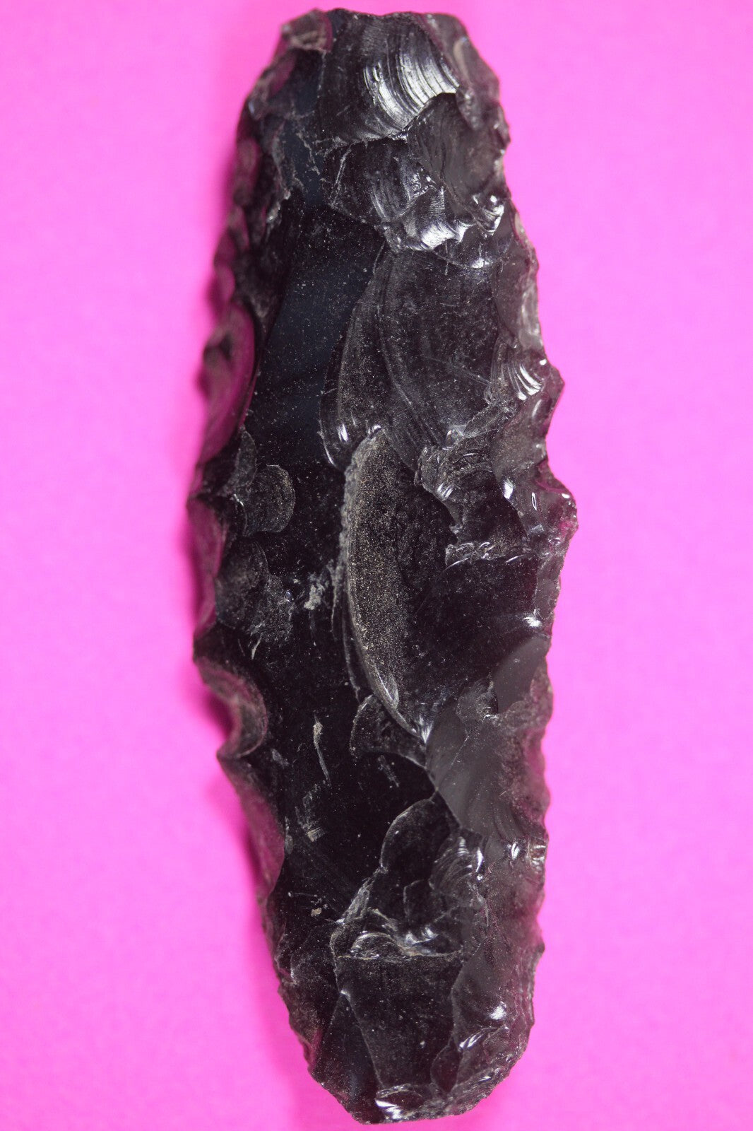 Authentic Pre Columbian Artifact Aztec Arrowhead Battle of Mexico City COA 19