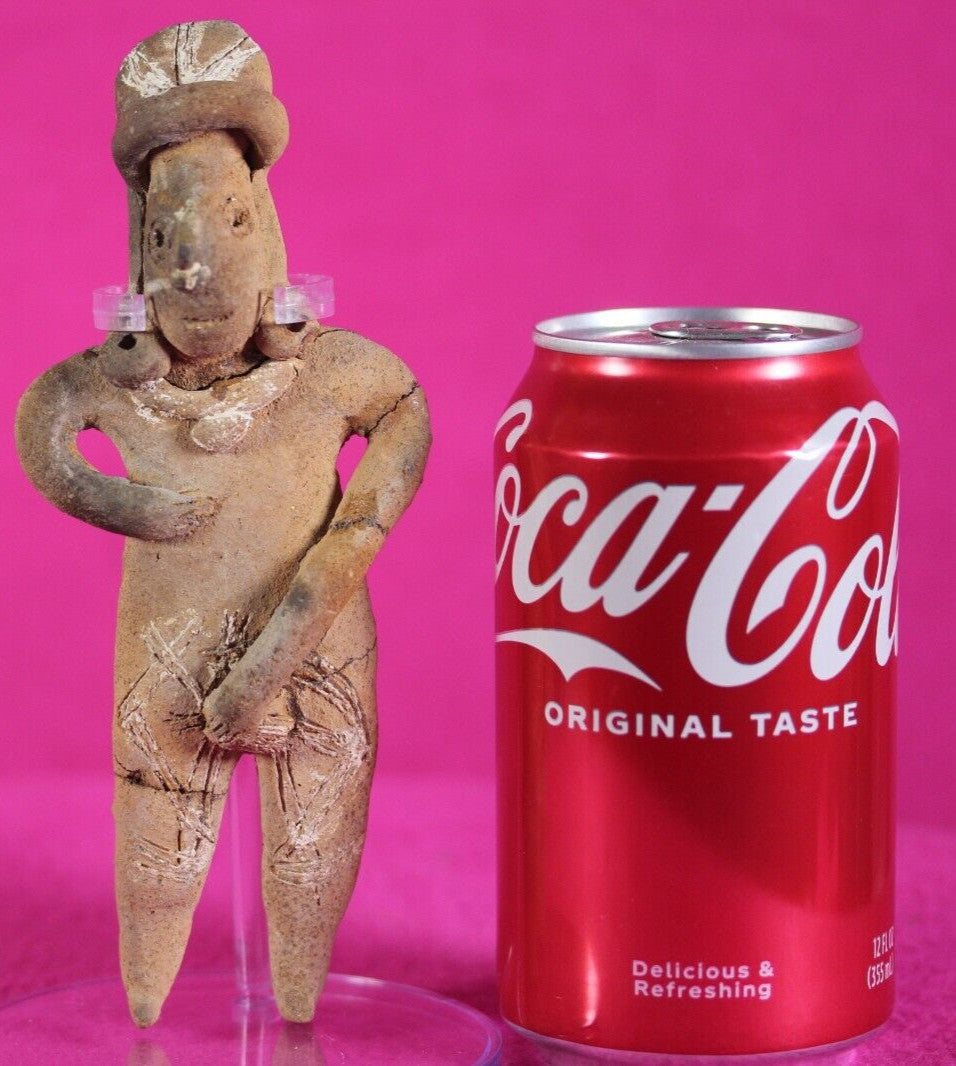 Authentic Pre Columbian Artifact Tomb Figure Colima Ex Arte Primitivo COA T74