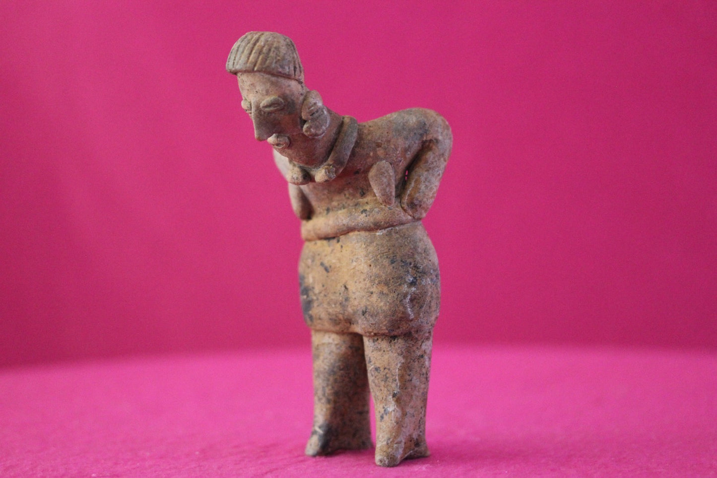 Authentic Pre Columbian Artifact Rare Grandma Tomb Figure Colima Mexico COA 201