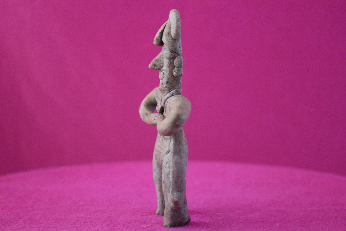 Authentic Pre Columbian Artifact Male Shaman Tomb Figure Colima Mexico COA 200