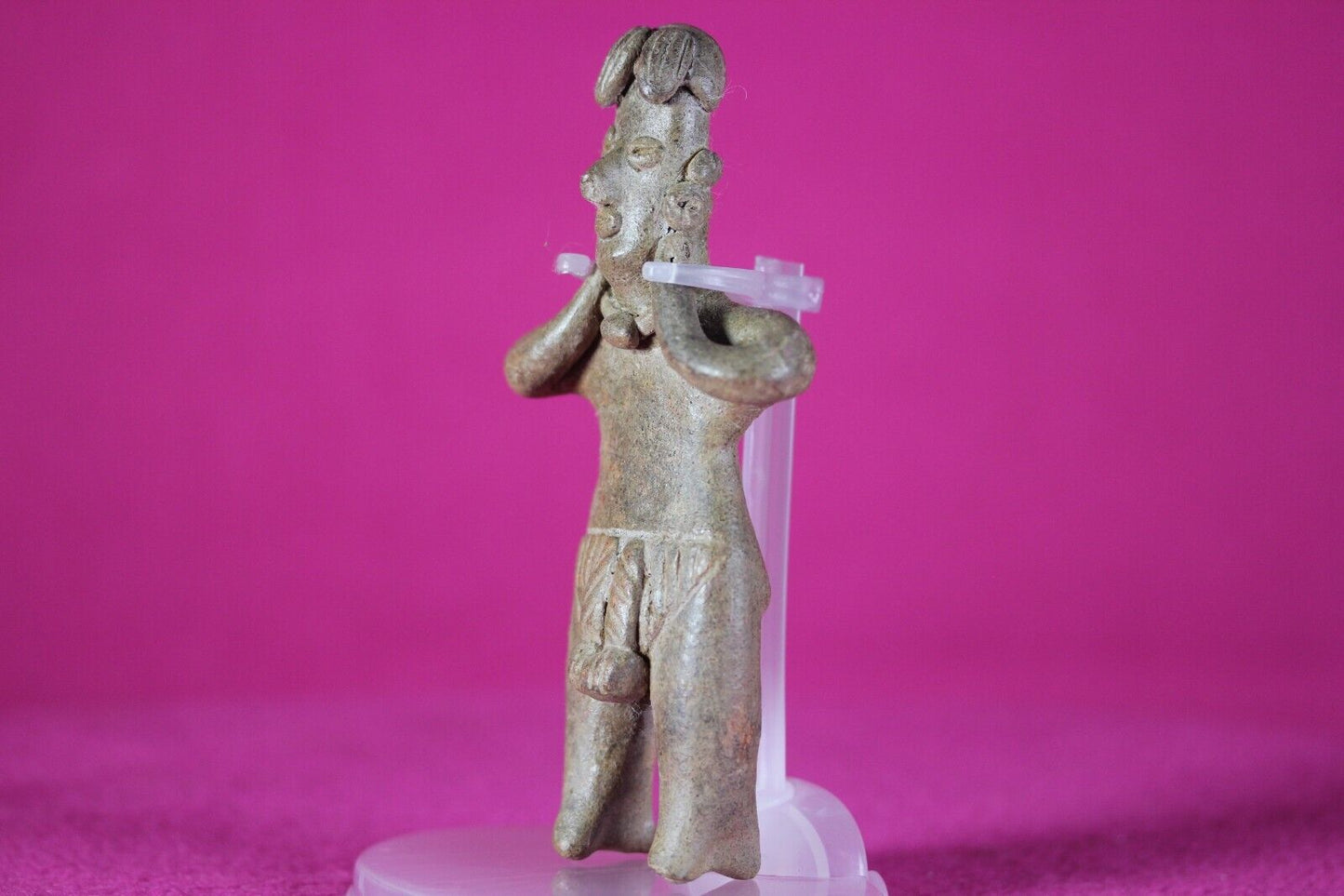 Pre Columbian Artifact Colima Figure Mexico 300BC-300AD Certified COA J33