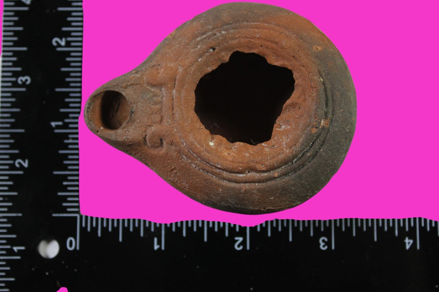 Jesus Christ Homeland Oil Lamp Authentic Holy Land Artifact 100 - 400 AD COA L06