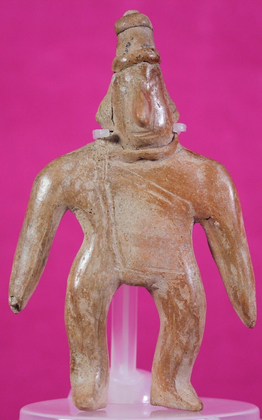 Pre Columbian Artifact Colima Shaman Mexico 300BC-300AD Certified COA J12