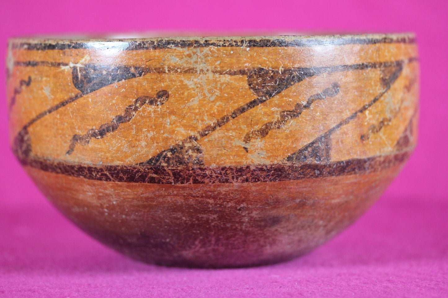 Ex Christies Authentic Pre Columbian Artifact Maya Bowl Yucatan Primitivo T127