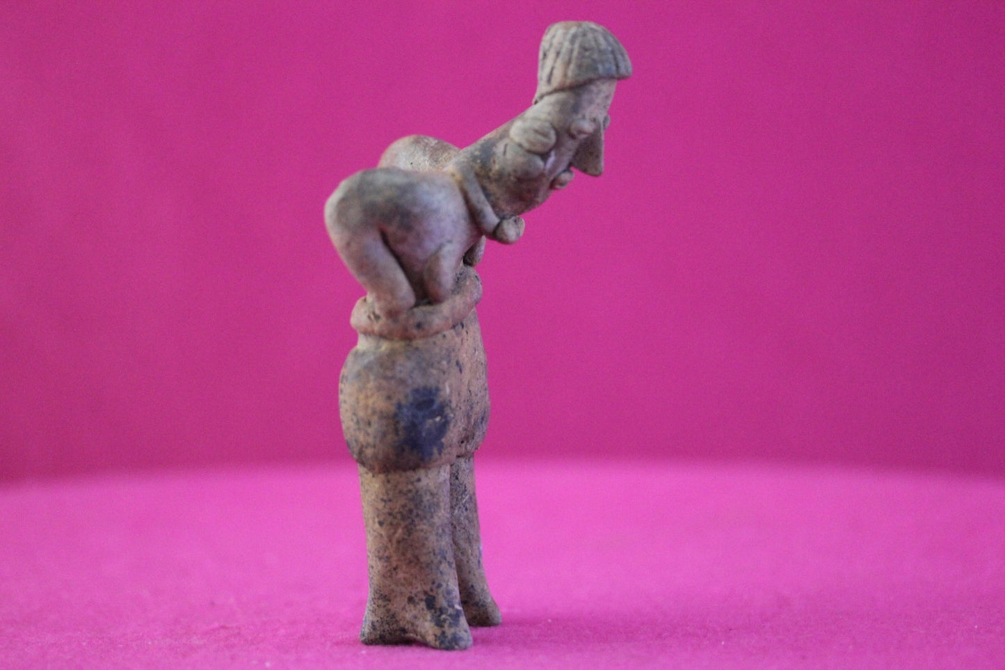 Authentic Pre Columbian Artifact Rare Grandma Tomb Figure Colima Mexico COA 201