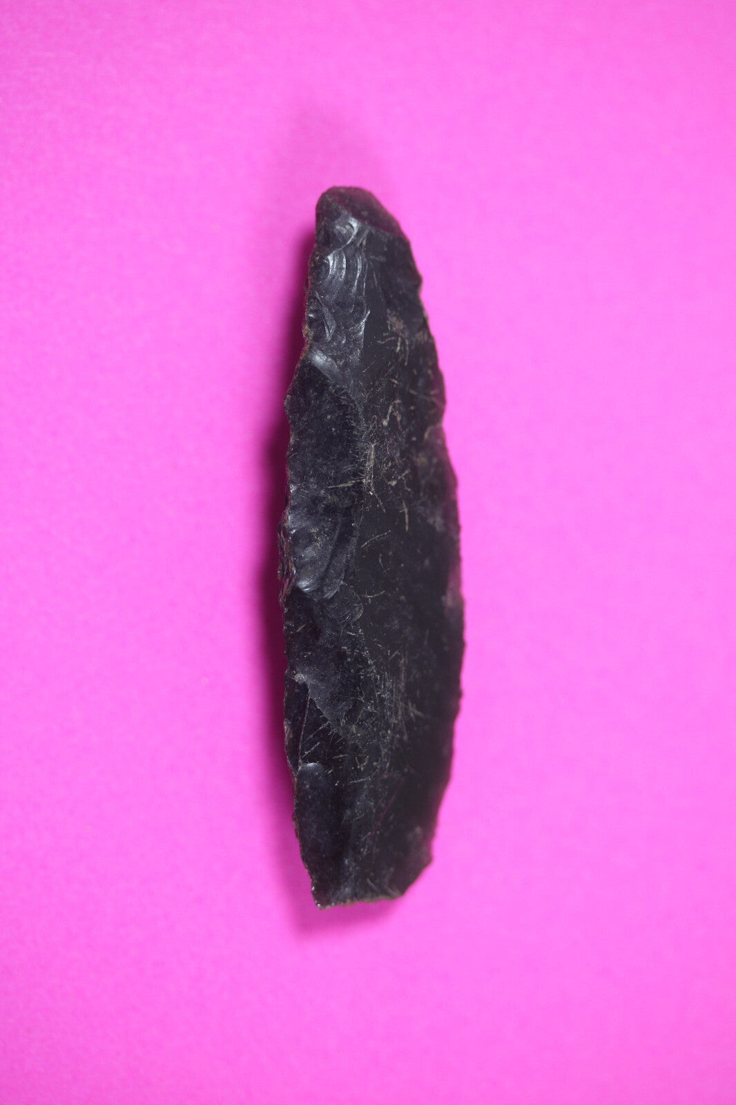 Authentic Pre Columbian Artifact Aztec Arrowhead Battle of Mexico City COA 78