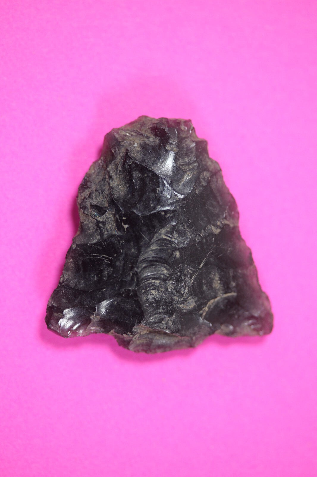 Authentic Pre Columbian Artifact Aztec Arrowhead Battle of Mexico City COA 75