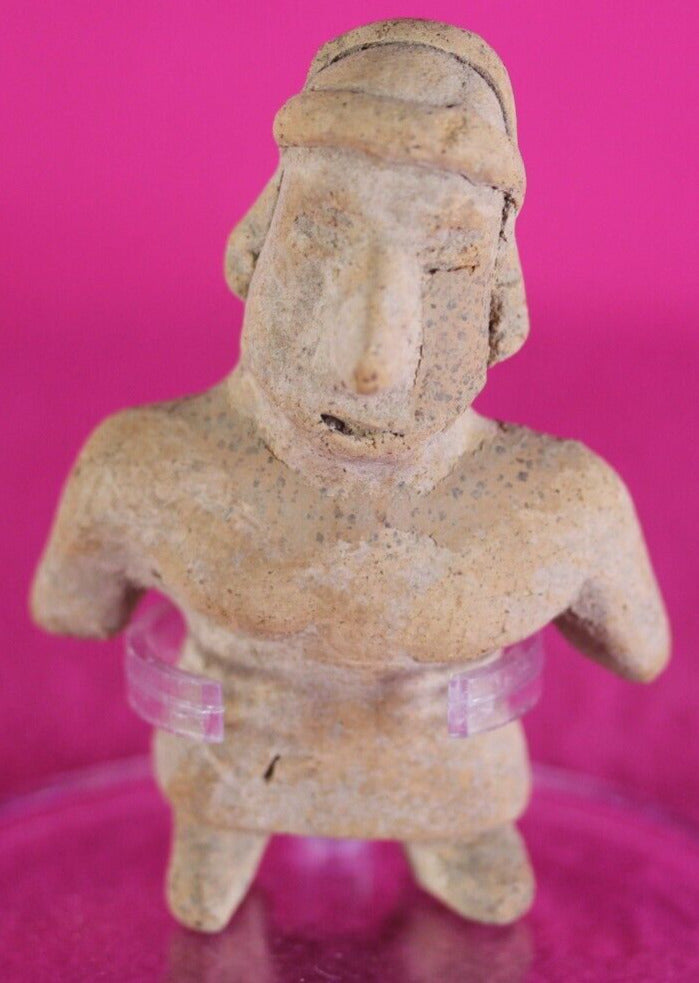 Authentic Pre Columbian Artifact Tomb Figure Colima Ex Arte Primitivo COA T92