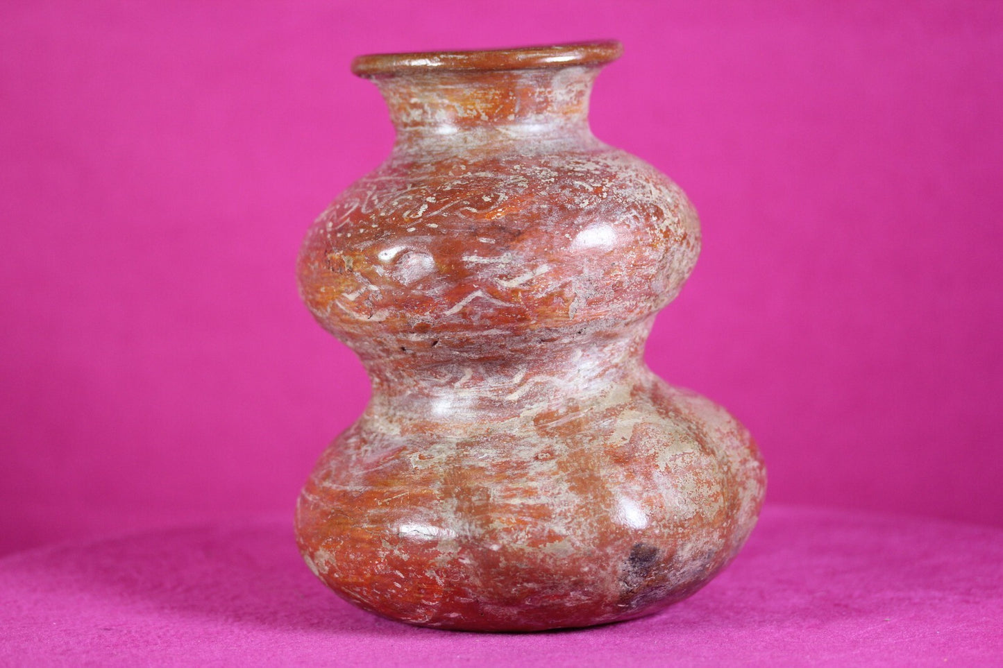 Authentic Pre Columbian Artifact Two Tier Olla Michoacan Arte Primitivo COA T64