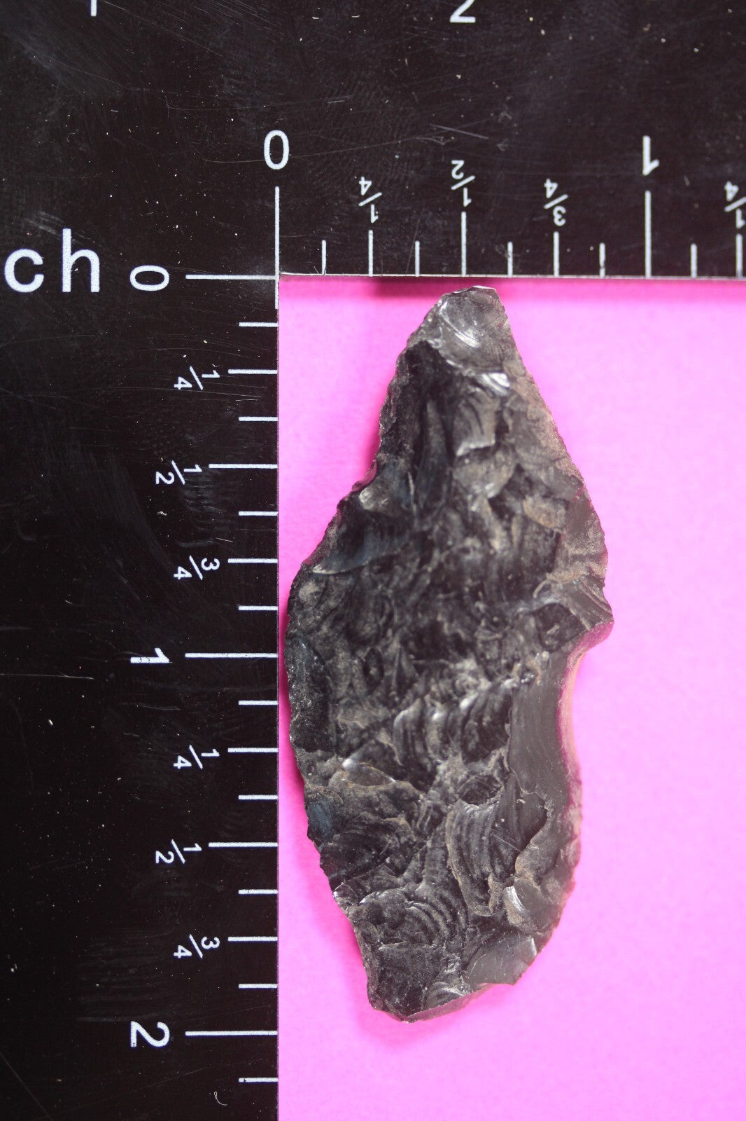 Authentic Pre Columbian Artifact Aztec Arrowhead Battle of Mexico City COA 48