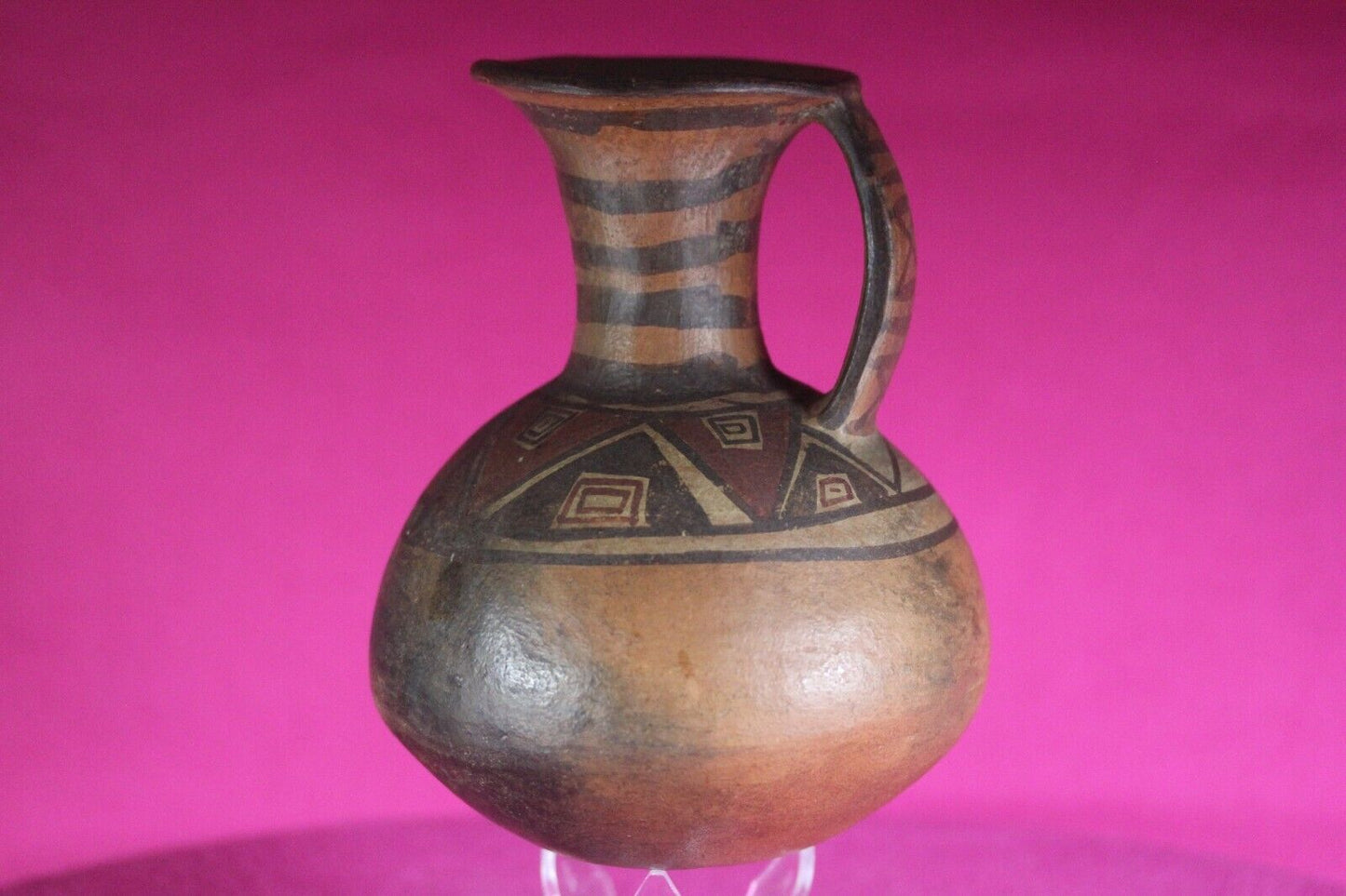 Authentic Pre Columbian Artifact Inca Pitcher Pottery 1438-1533 AD Peru COA J06