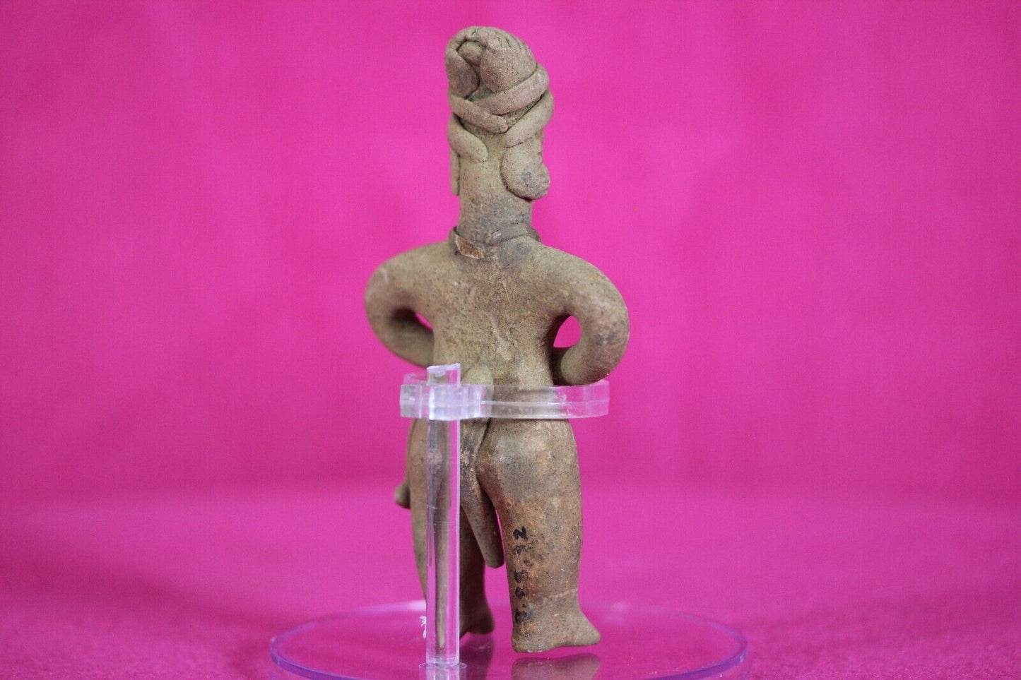 Authentic Pre Columbian Artifact Tomb Figure Colima Mexico 200 BC-500 AD COA T99