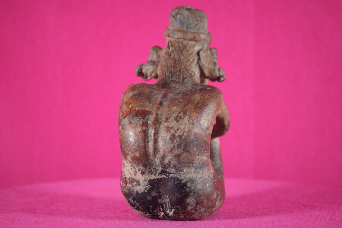 Ex Sotheby's Authentic Pre Columbian Artifact Nayarit Hunchback Figure COA T117