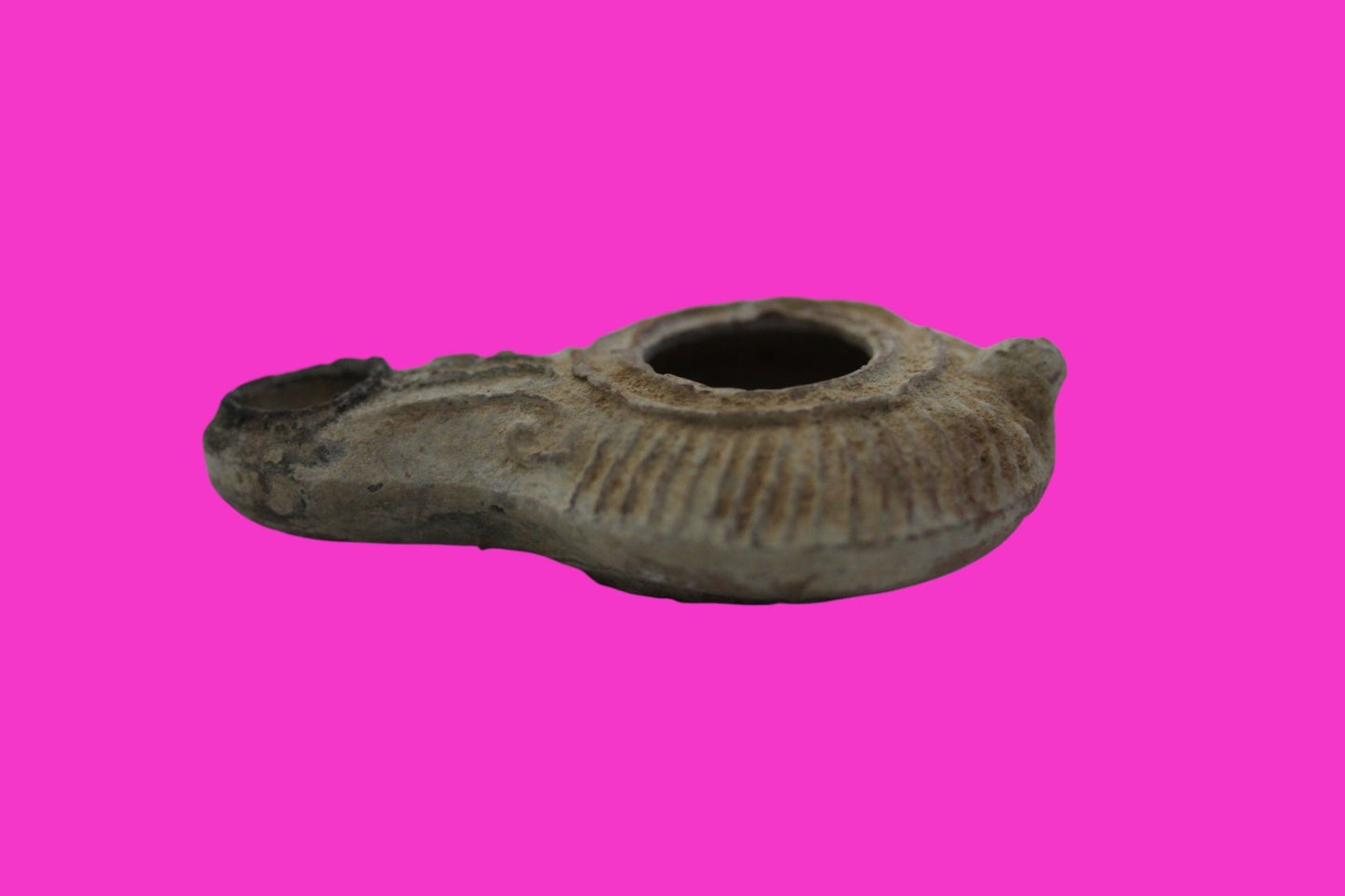 Jesus Christ Homeland Oil Lamp Authentic Holy Land Artifact 100-400 AD COA J109