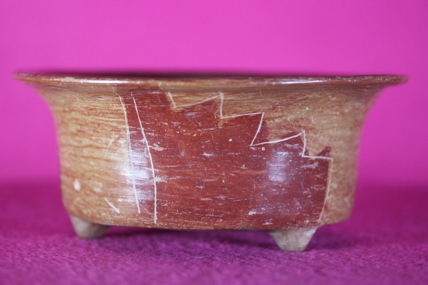 Authentic Pre Columbian Artifact Michoacan Pottery Bowl Arte Primitivo COA T25