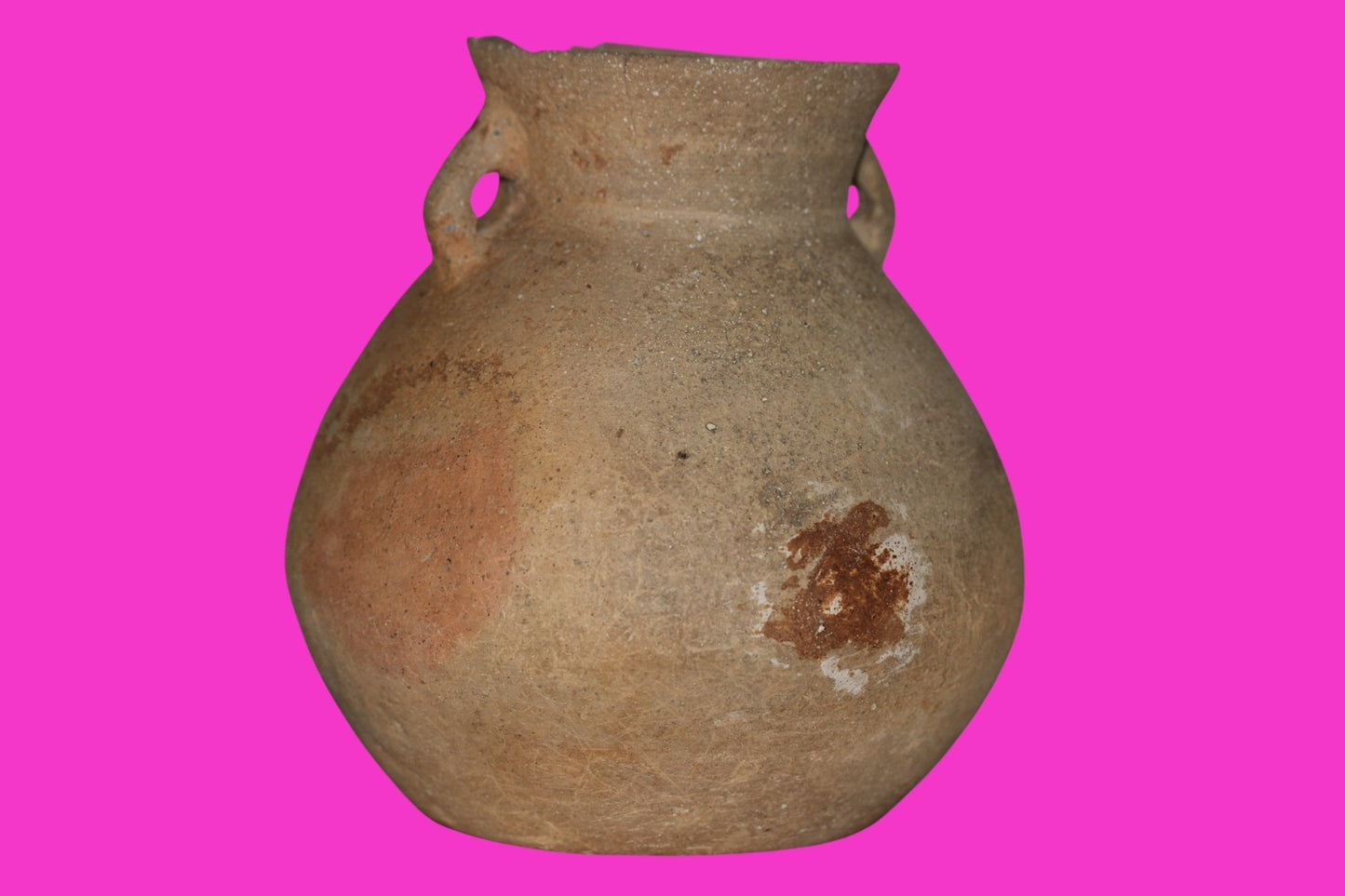 Holy Land Artifact Authentic 4000 Year Old Jar Time of Abraham 2000 BC COA J141
