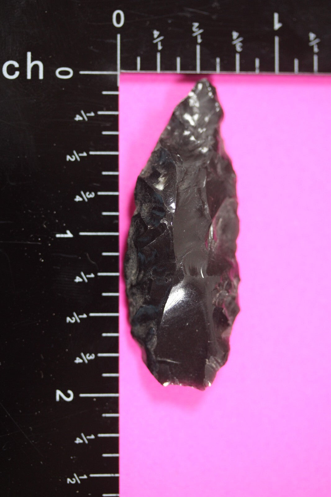 Authentic Pre Columbian Artifact Aztec Arrowhead Battle of Mexico City COA 28