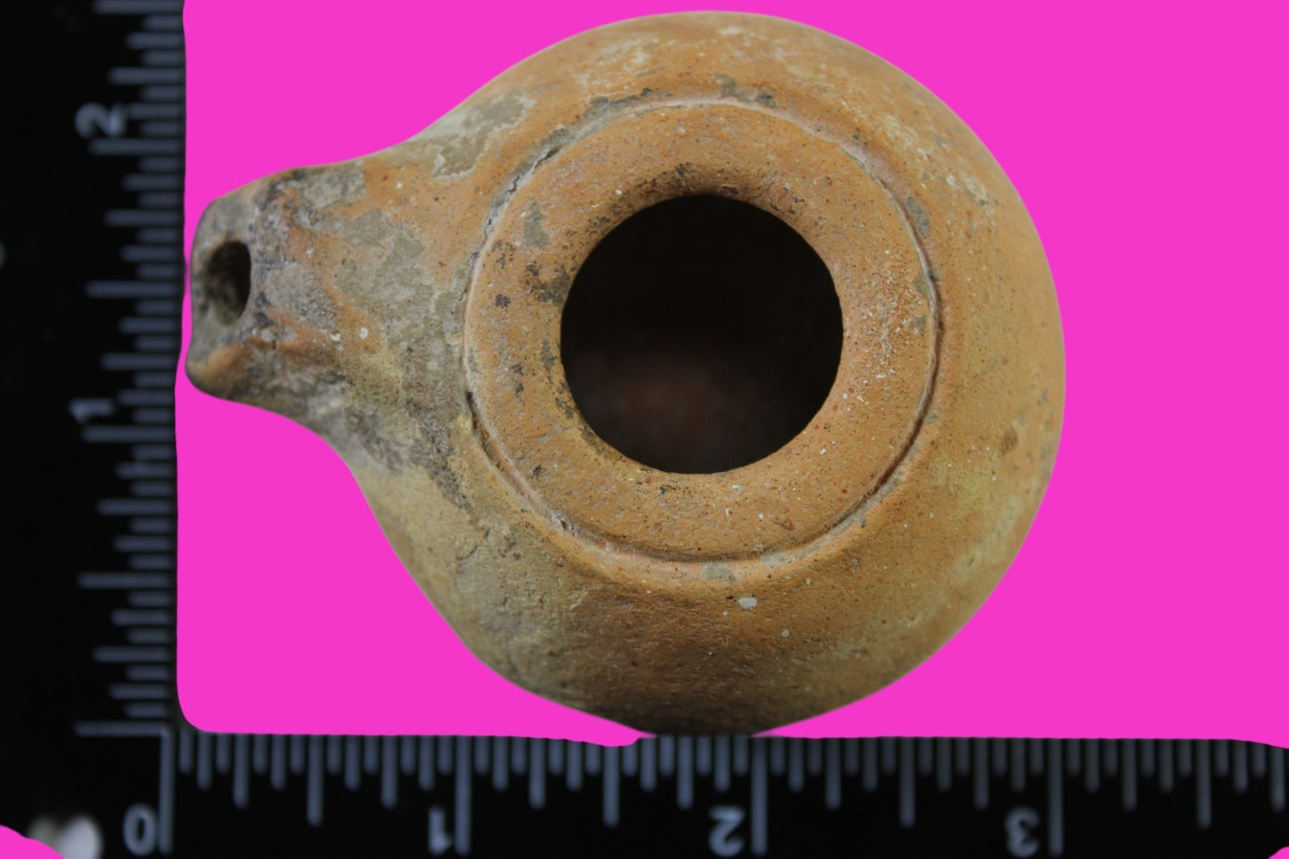 Jesus Christ Homeland Oil Lamp Authentic Holy Land Artifact 100 - 400 AD COA L05