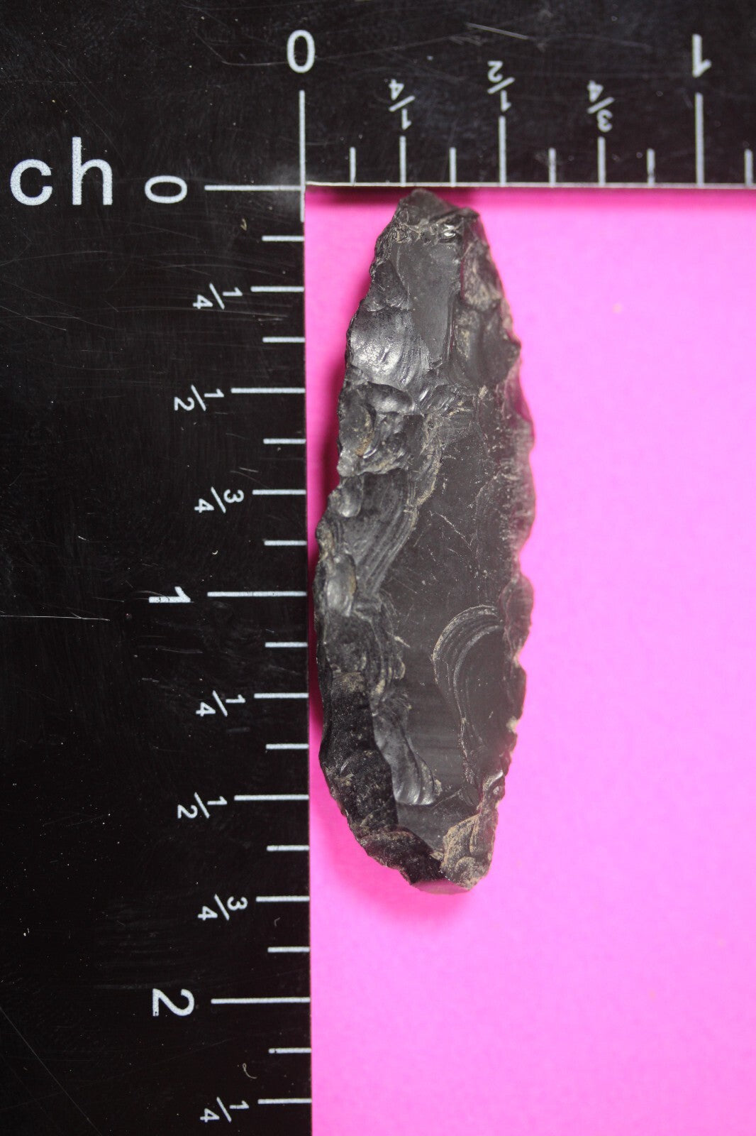 Authentic Pre Columbian Artifact Aztec Arrowhead Battle of Mexico City COA 59