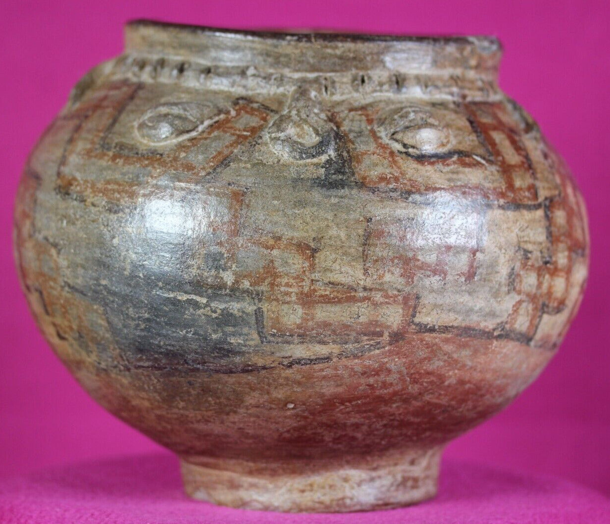 Authentic Pre Columbian Artifact Bowl Nicoya Costa Rica 800-1200 AD COA J22