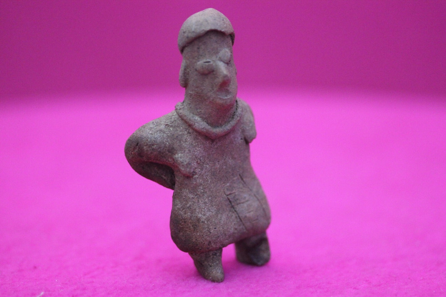 Authentic Pre Columbian Artifact Rare Grandma Tomb Figure Colima Mexico COA 157