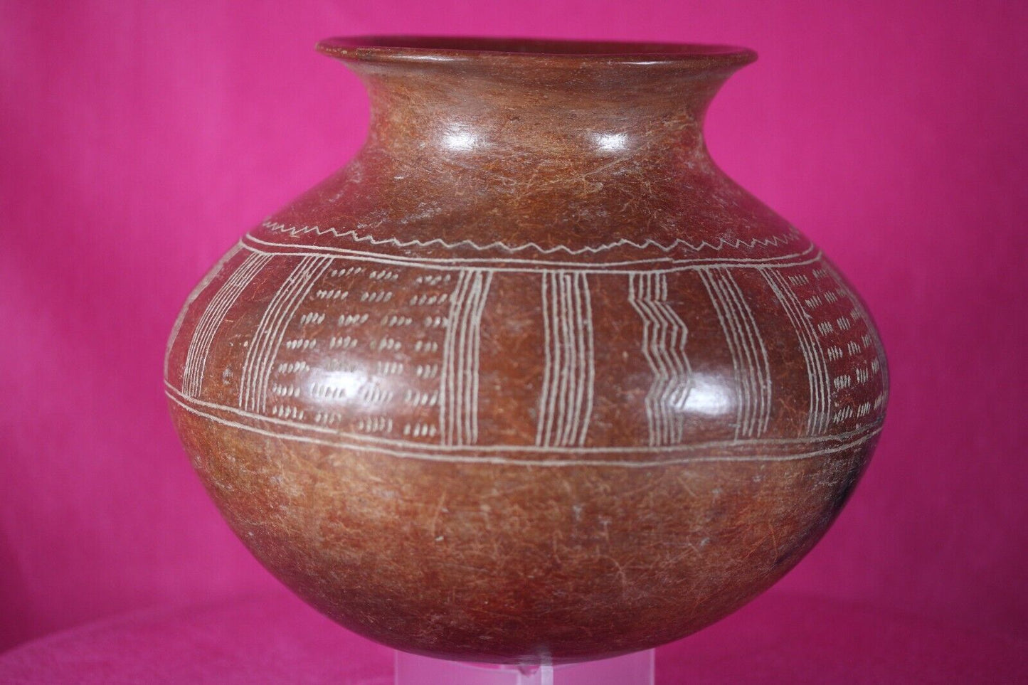 Authentic Pre Columbian Artifact Decorated Olla Chupicuaro Arte Primitivo T103