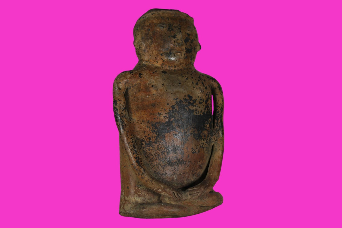 Pre Columbian Artifact Authentic Large Figure Quimbaya Colombia 500 AD COA 216