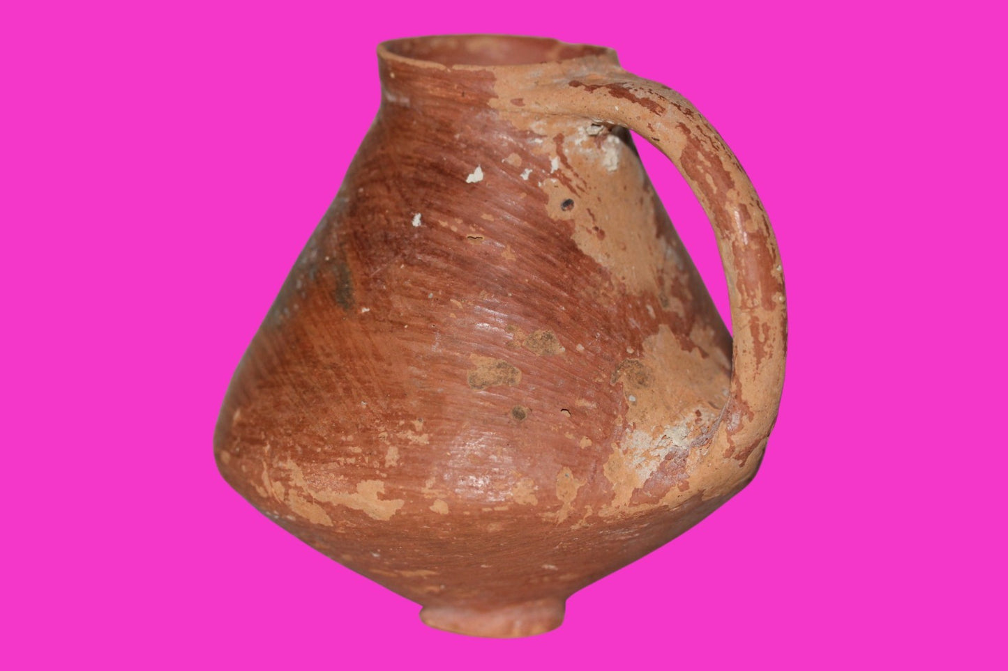 Holy Land Artifact Authentic From Time of Jesus Christ Jug 100BC-200AD COA J134
